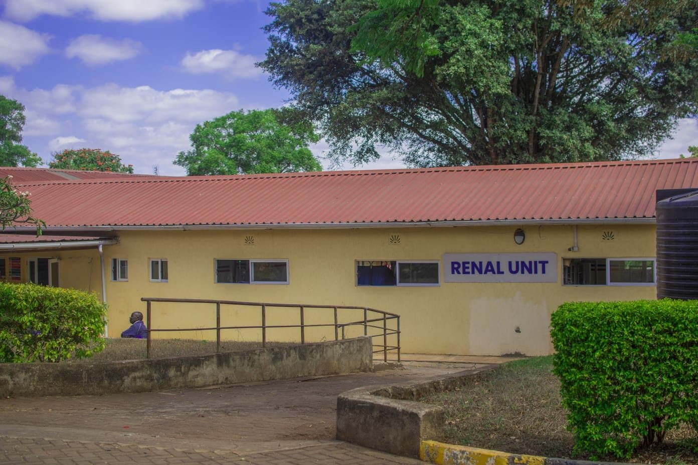 The Renal Unit building, opened in 2022